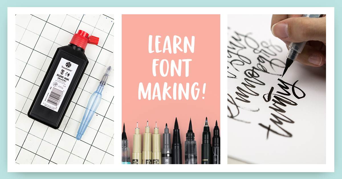 Learn font making with Teela